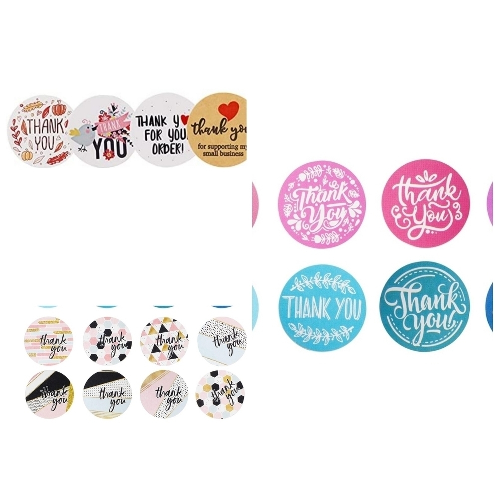 𝅺50 random thank you stickers - Picture 2 of 2